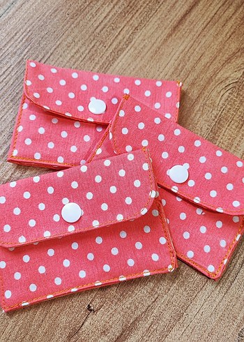 Puantiyeli Kadın Cüzdanı - Görsel 3