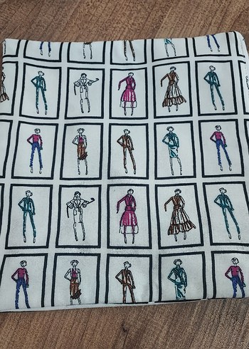 Desenli Kadın Makyaj Çantası Fermuarlı - Görsel 2