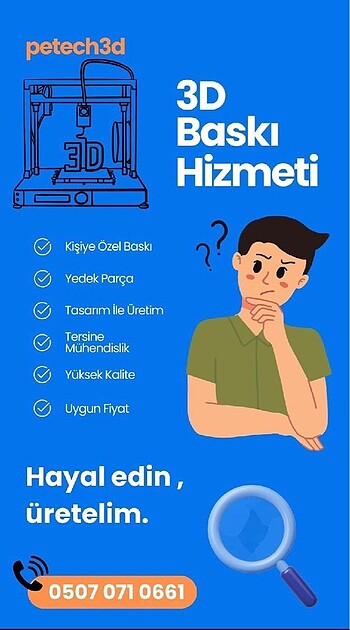 3D Baskı Hizmeti