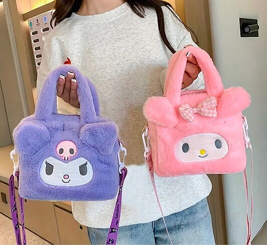 Çocuklar için peluş çanta