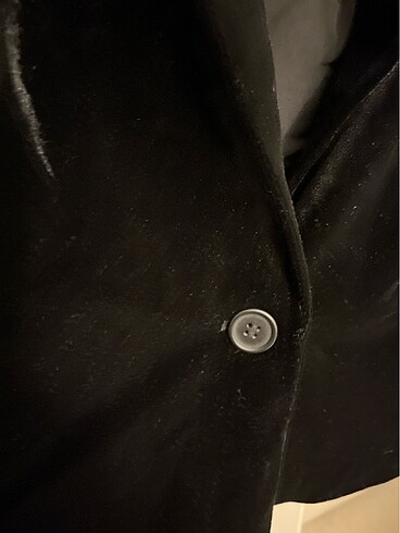 m Beden Kadife Blazer Ceket