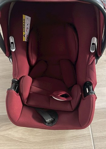 Baby Enzo Taşıma Ana Kucağı / Oto Koltuğu 0-13 kg Bordo - Görsel 4