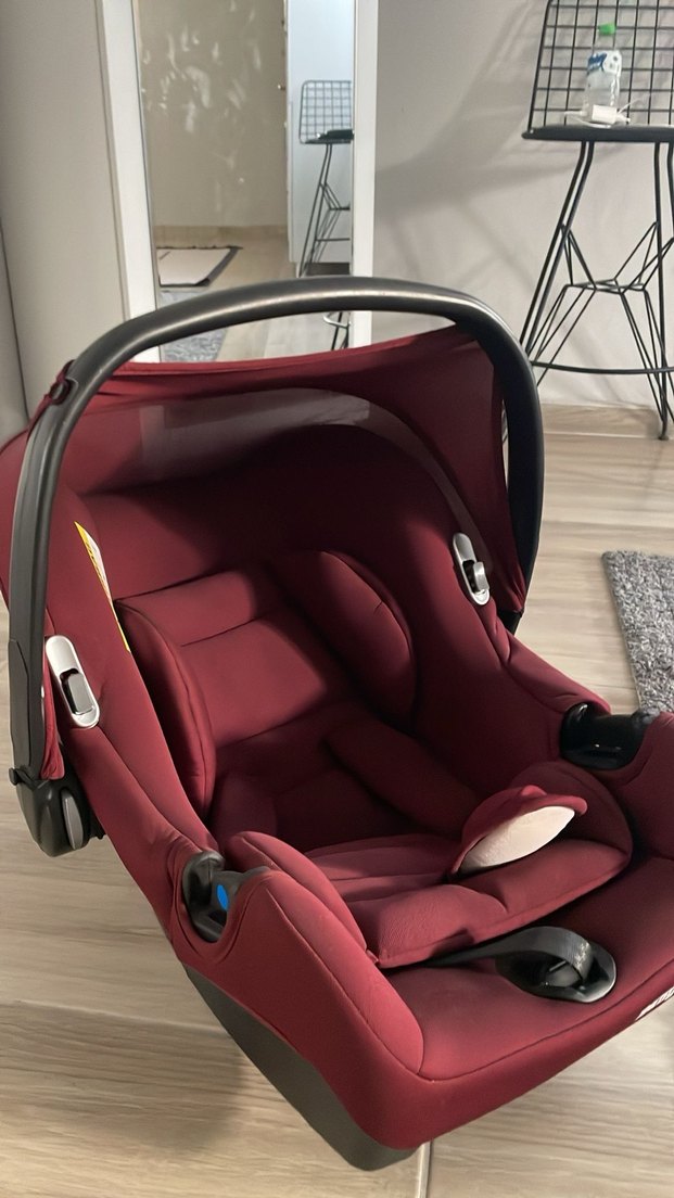 Baby Enzo Taşıma Ana Kucağı / Oto Koltuğu 0-13 kg Bordo - Görsel 2