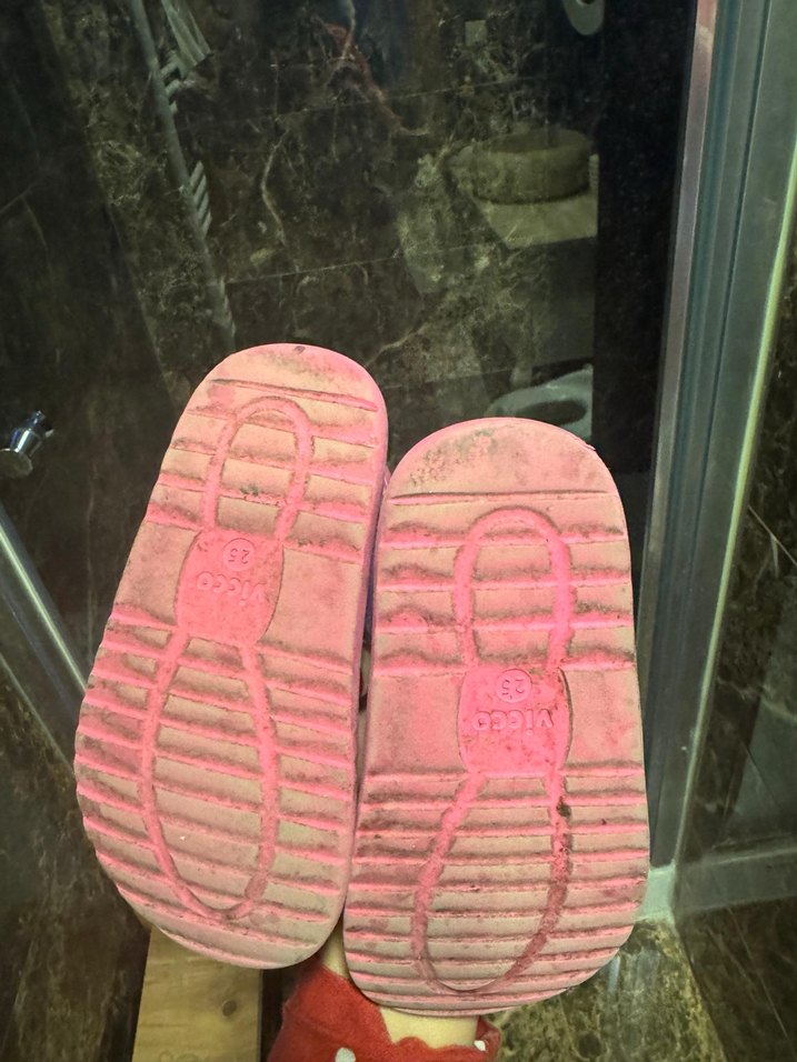 Kız Çocuk Pembe sandalet - Görsel 5