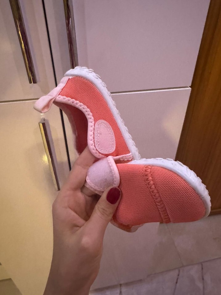 Kız Çocuk Pembe deniz havuz ayakkabısı - Görsel 5