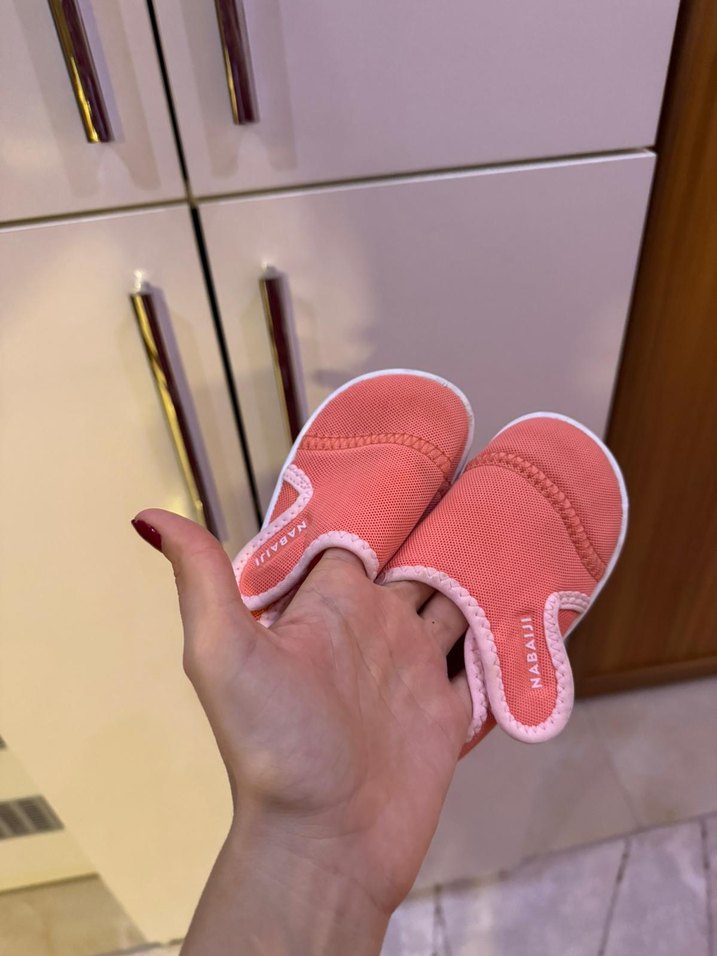 Kız Çocuk Pembe deniz havuz ayakkabısı - Görsel 2