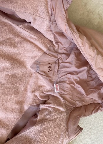 3/4 yaş Kız Çocuk Kapüşonlu Pembe Mont - Görsel 3