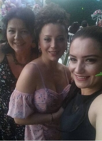 40 beden çiçek desenli elbise - Görsel 5