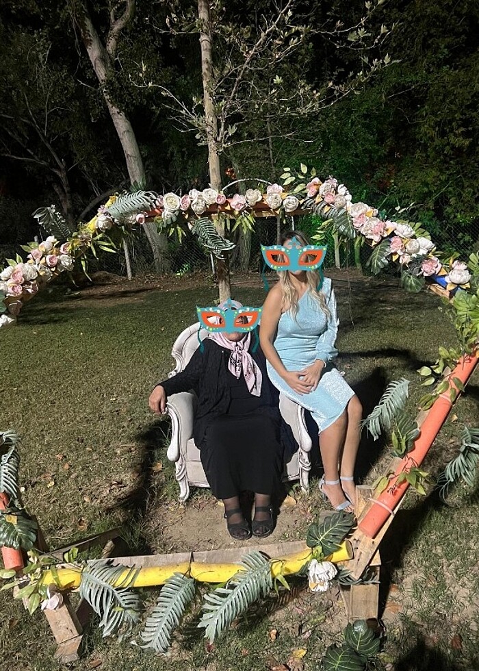 Trendyolmila tek kol gece elbisesi  - Görsel 2