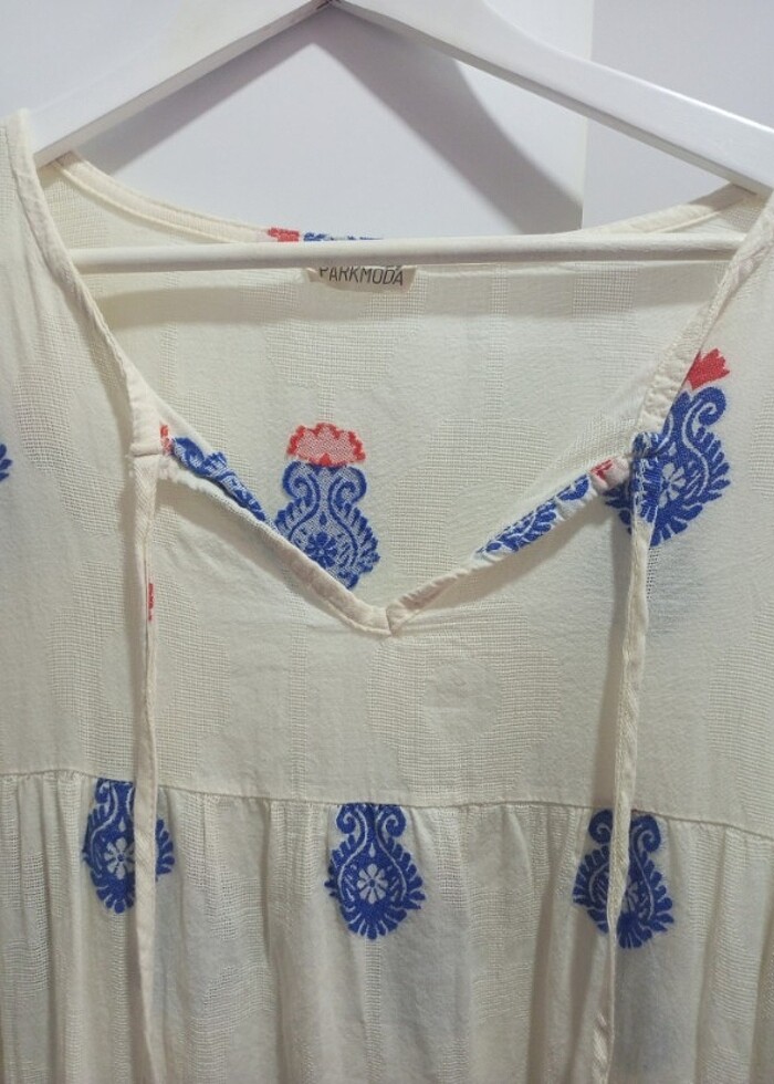 İtalyan salaş etnik elbise standart beden - Görsel 3