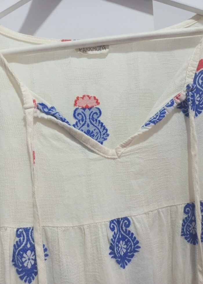 İtalyan salaş etnik elbise standart beden - Görsel 4