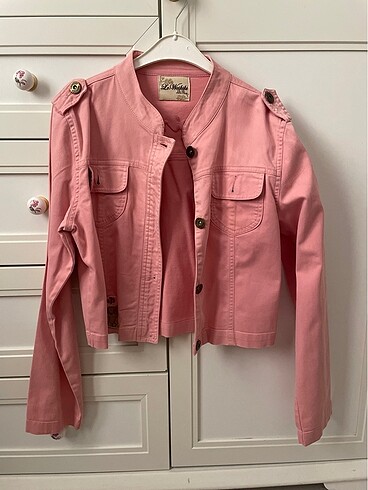 LC Waikiki LCW pembe kot ceket