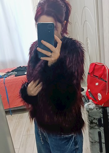 (SATILDI) bordo kürk - Görsel 6