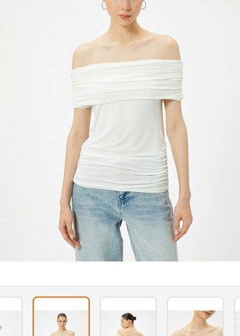 omzu açık drapeli top - Görsel 6