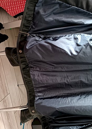 Vintage siyah deri ceket - Görsel 6