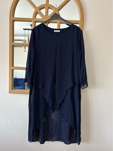 Taş detaylı abiye - Görsel 3