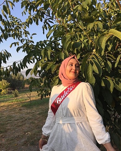 xl Beden Beyaz elbise