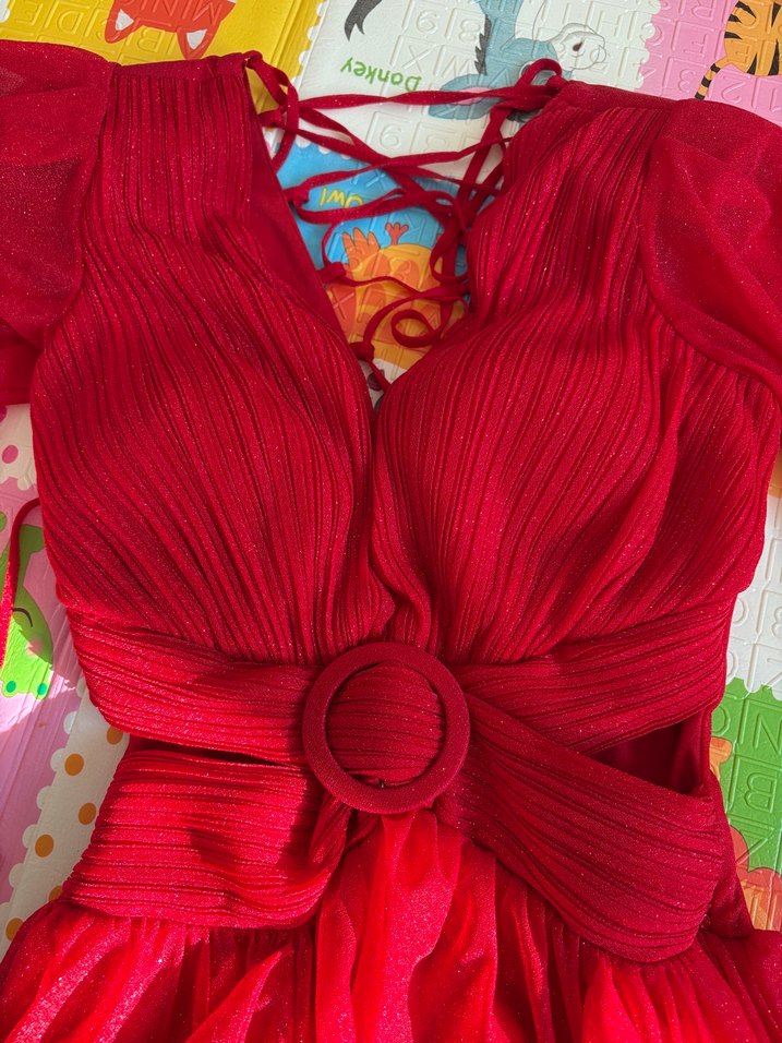 Kına after elbisesi mini - Görsel 3