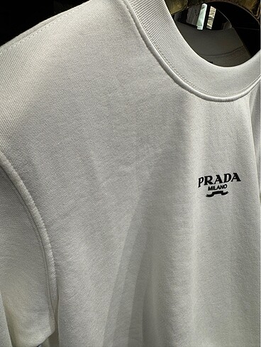 xl Beden beyaz Renk Prada Sweatshirt