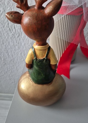 Renkli Kahverengi Geyik Figürü - Görsel 3