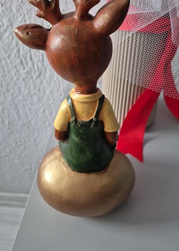 Renkli Kahverengi Geyik Figürü - Görsel 4