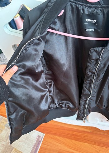 Siyah Fermuarlı Kadın Ceket - Görsel 6