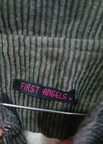 Gri Süet Düğmeli Midi Kadın Ceket mont - Görsel 5