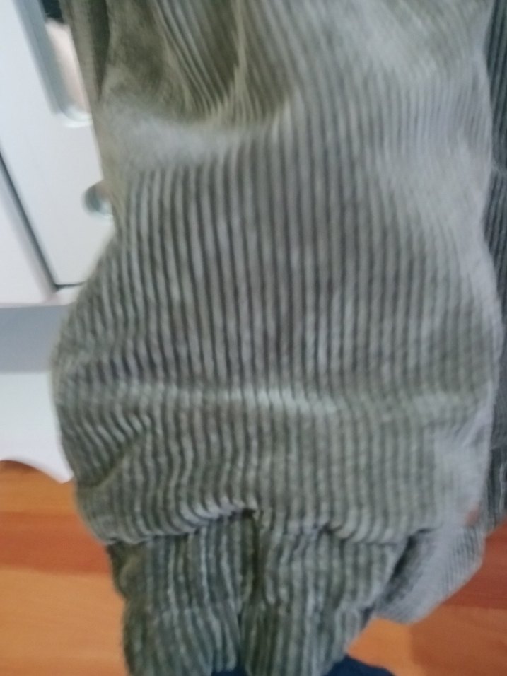 Gri Süet Düğmeli Midi Kadın Ceket mont - Görsel 3