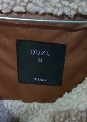 Kürklü Kısa Kahverengi Kadın Ceket,mont - Görsel 6