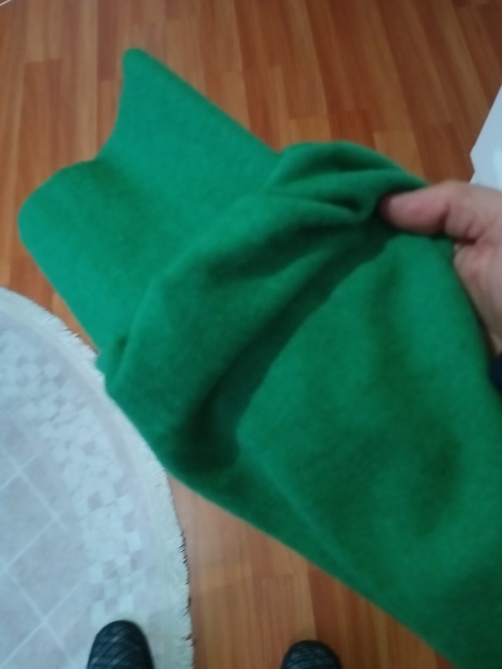 Düğmeli Yeşil Midi Ceketi - Görsel 3