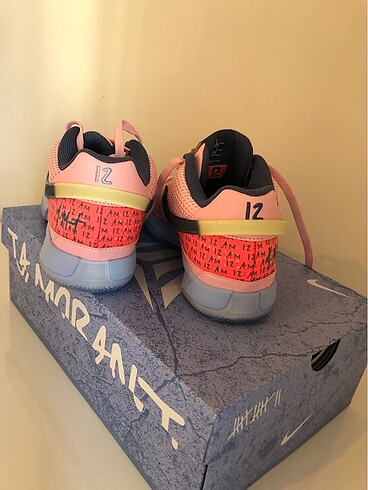 40 Beden pembe Renk Basketbol Ayakkabısı Nike ja1 morant