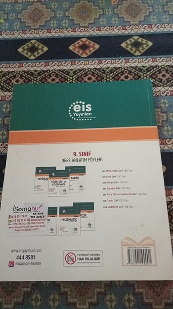  9. Sınıf ders anlatım föyü 