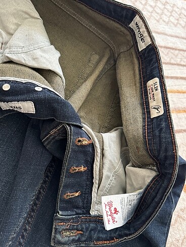 34 Beden Wrangler Kot Pantolon