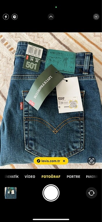 Levis Levis Kot Pantolon