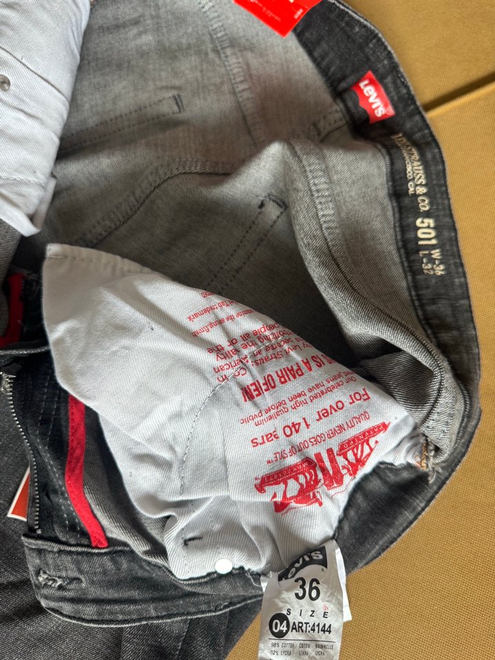 Levi's 501 Kot Pantolon — görsel 3/7
