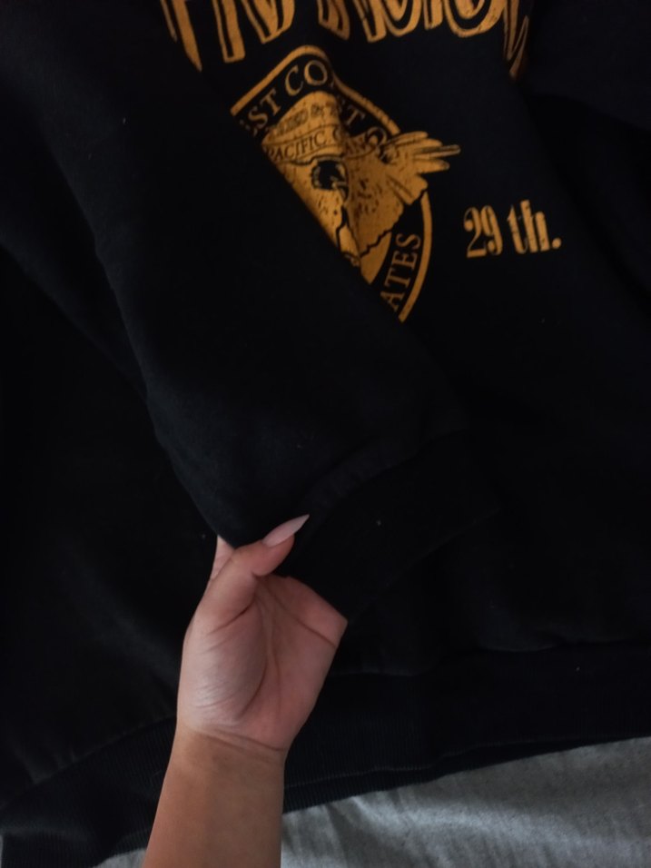 baskılı Kadın Sweatshirt ambar - Görsel 2