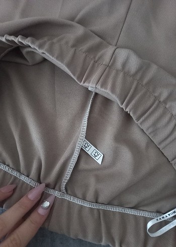 Bej Normal Boy Kadın Kumaş Pantolon - Görsel 3