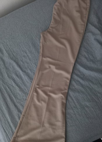 Bej Normal Boy Kadın Kumaş Pantolon - Görsel 4