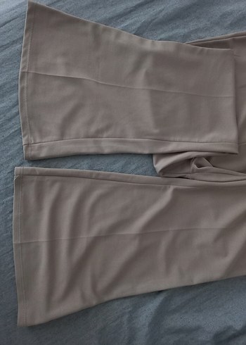 Bej Normal Boy Kadın Kumaş Pantolon - Görsel 2