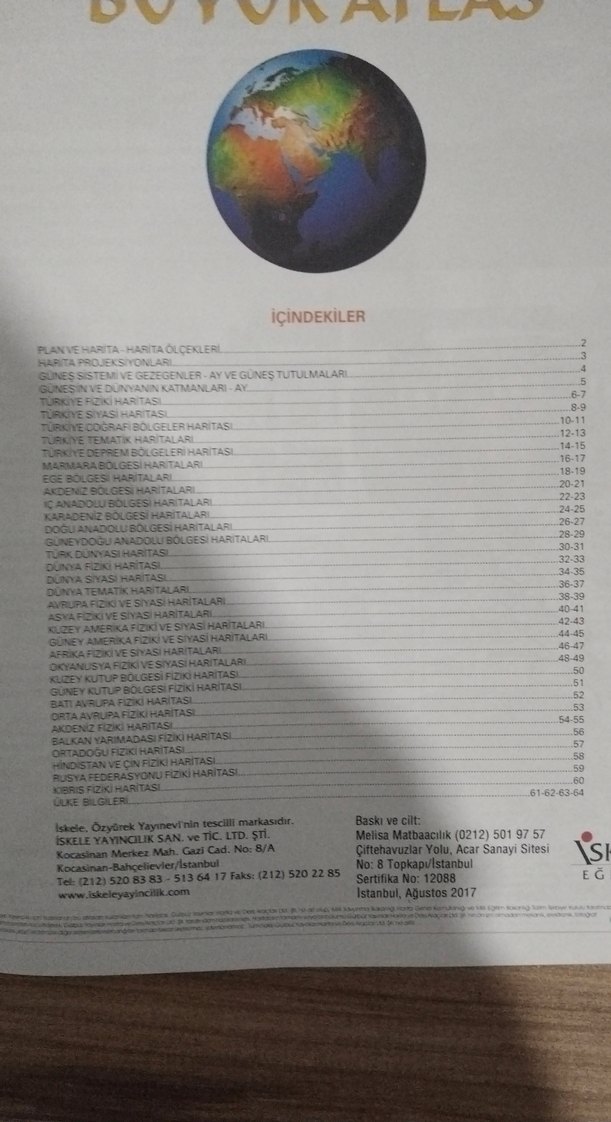 Büyük Atlas Osmanlıca Kitap - Görsel 4