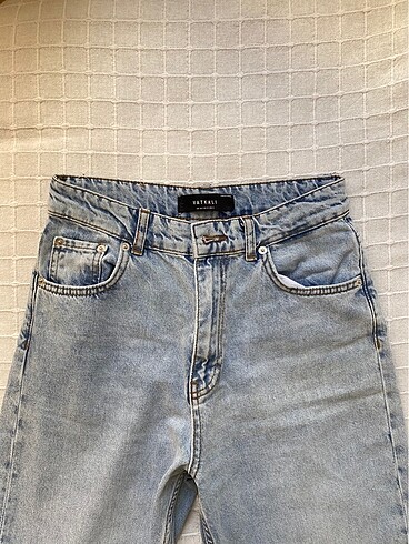 Zara model Vatkalı wideleg jean