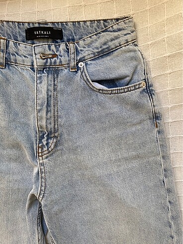 Diğer Zara model Vatkalı wideleg jean