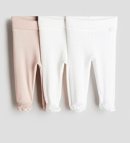 H&M 3lü patikli pantolon