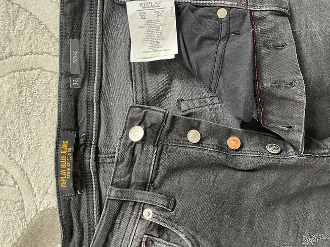32 Beden Replay Blue Jeans Kot Pantolon
