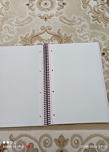 Beden A4 2 kareli defter
