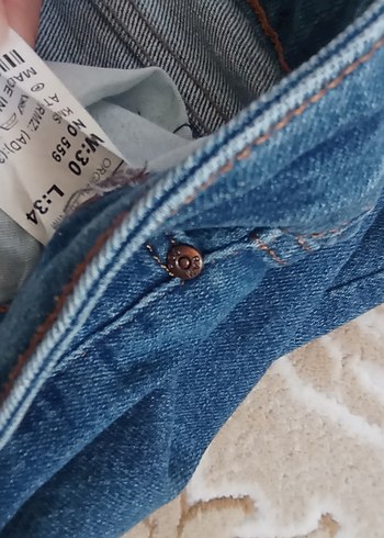 30 Beden mavi Renk Kadın pantolon
