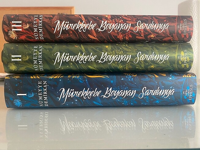 Mürekkebe boyanan sardunya seri CİLTLi