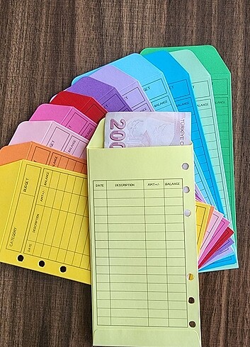 Bütçe Planlayıcı Zarf (Adet) 