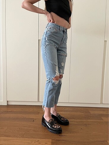 Topshop crop jean