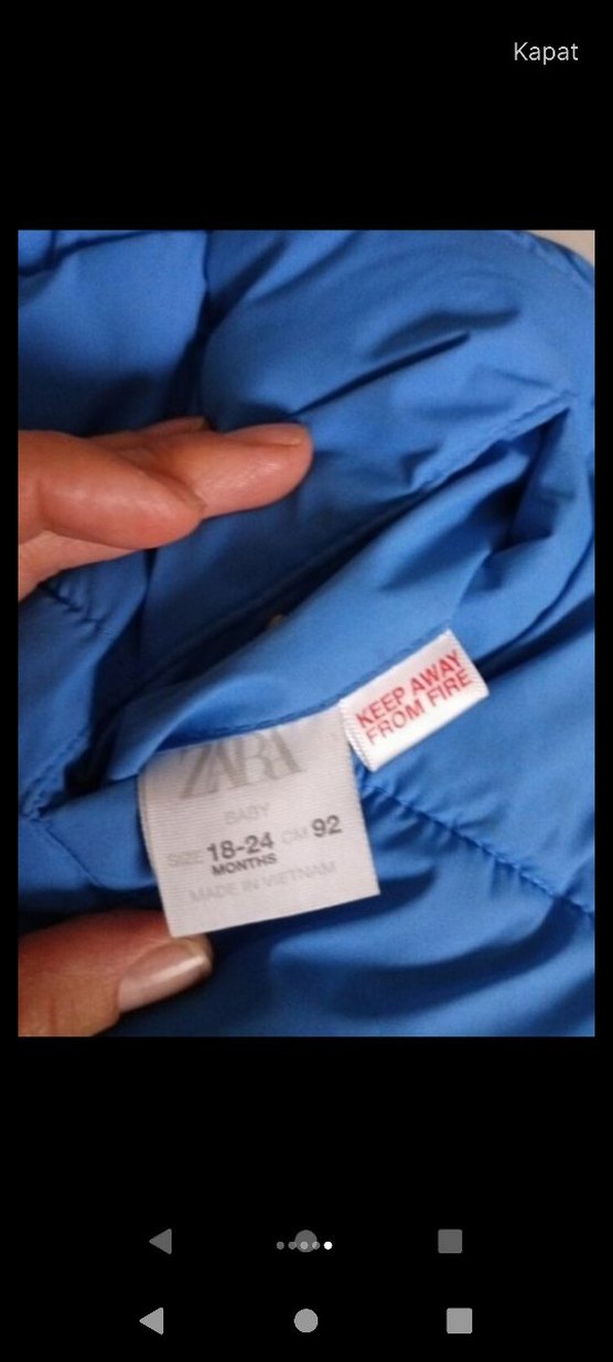 Çift tarafli Erkek Çocuk Mont - Görsel 2